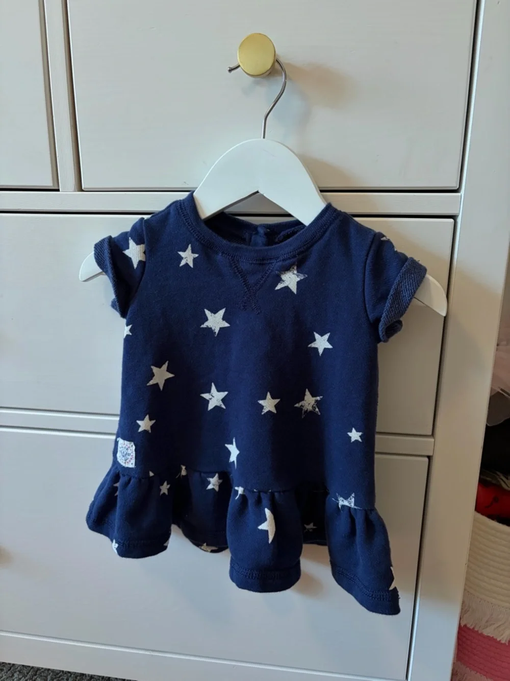 Ralph Lauren Navy Blue Star Dress 3 Months
